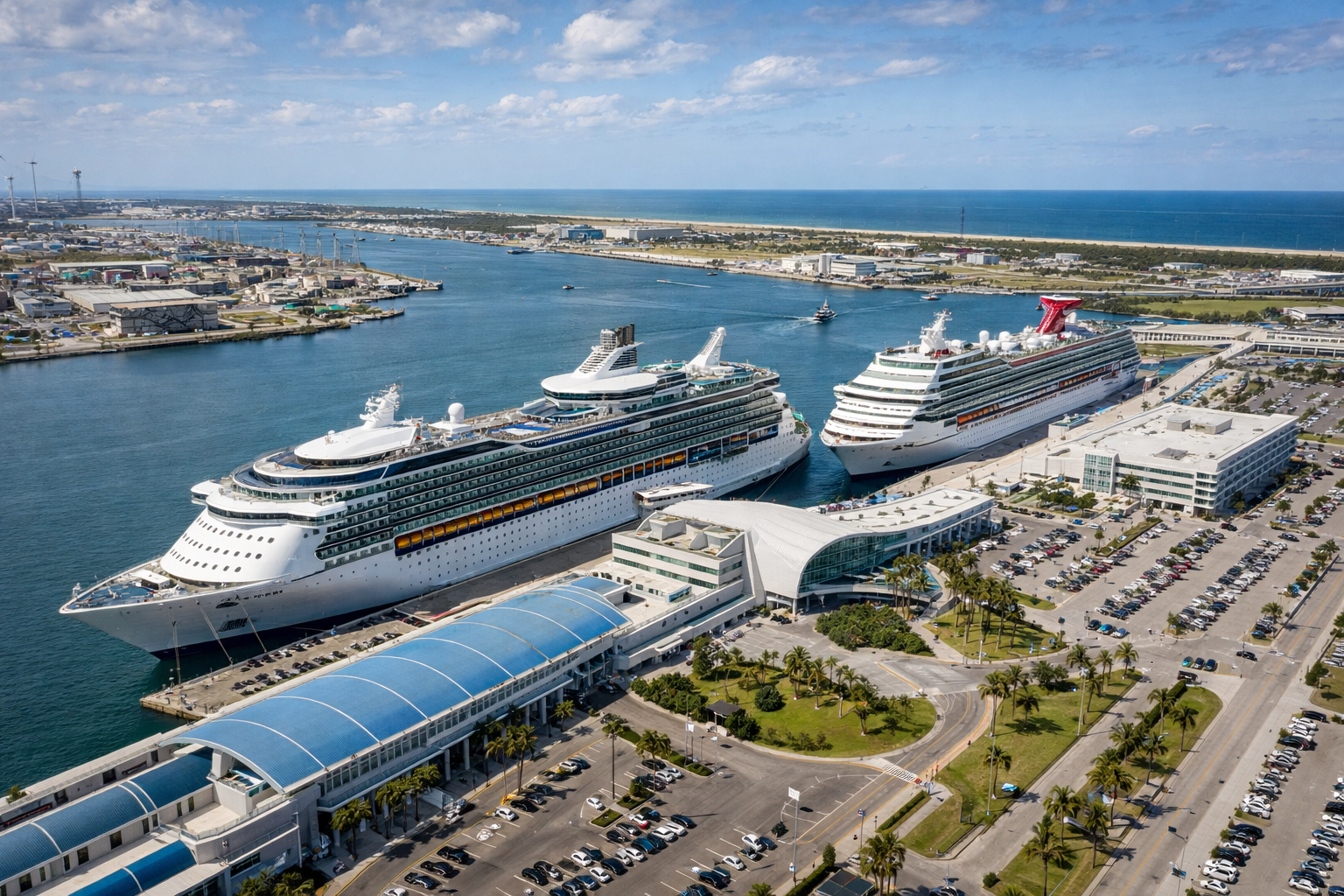 Cruise ship at Port Canaveral
