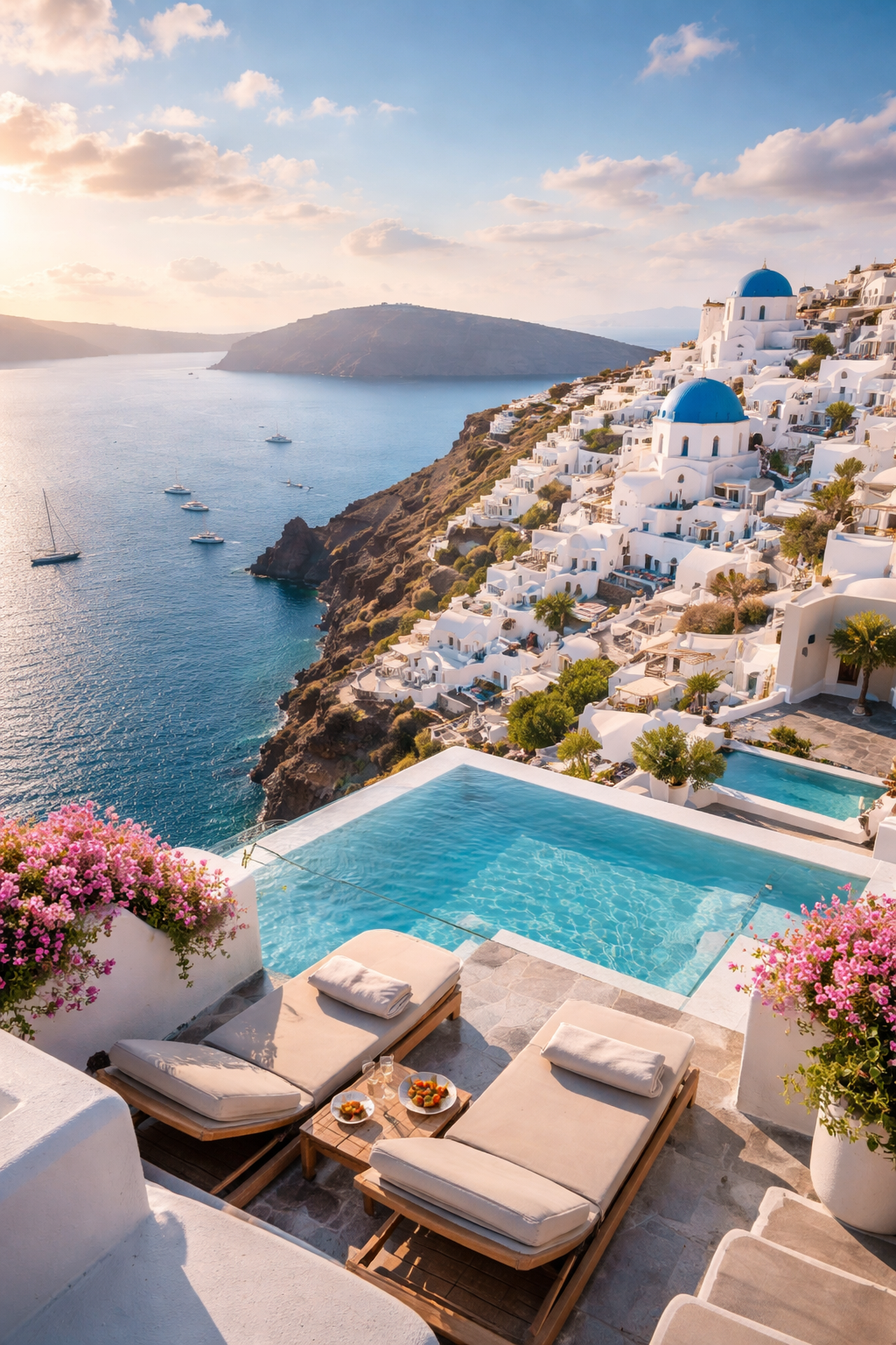 Santorini caldera views