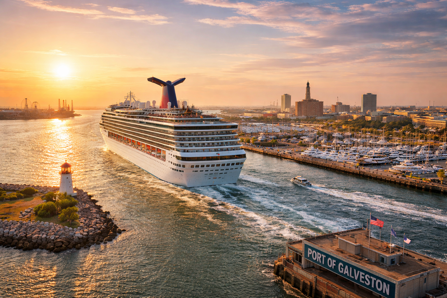 Cruising from Galveston