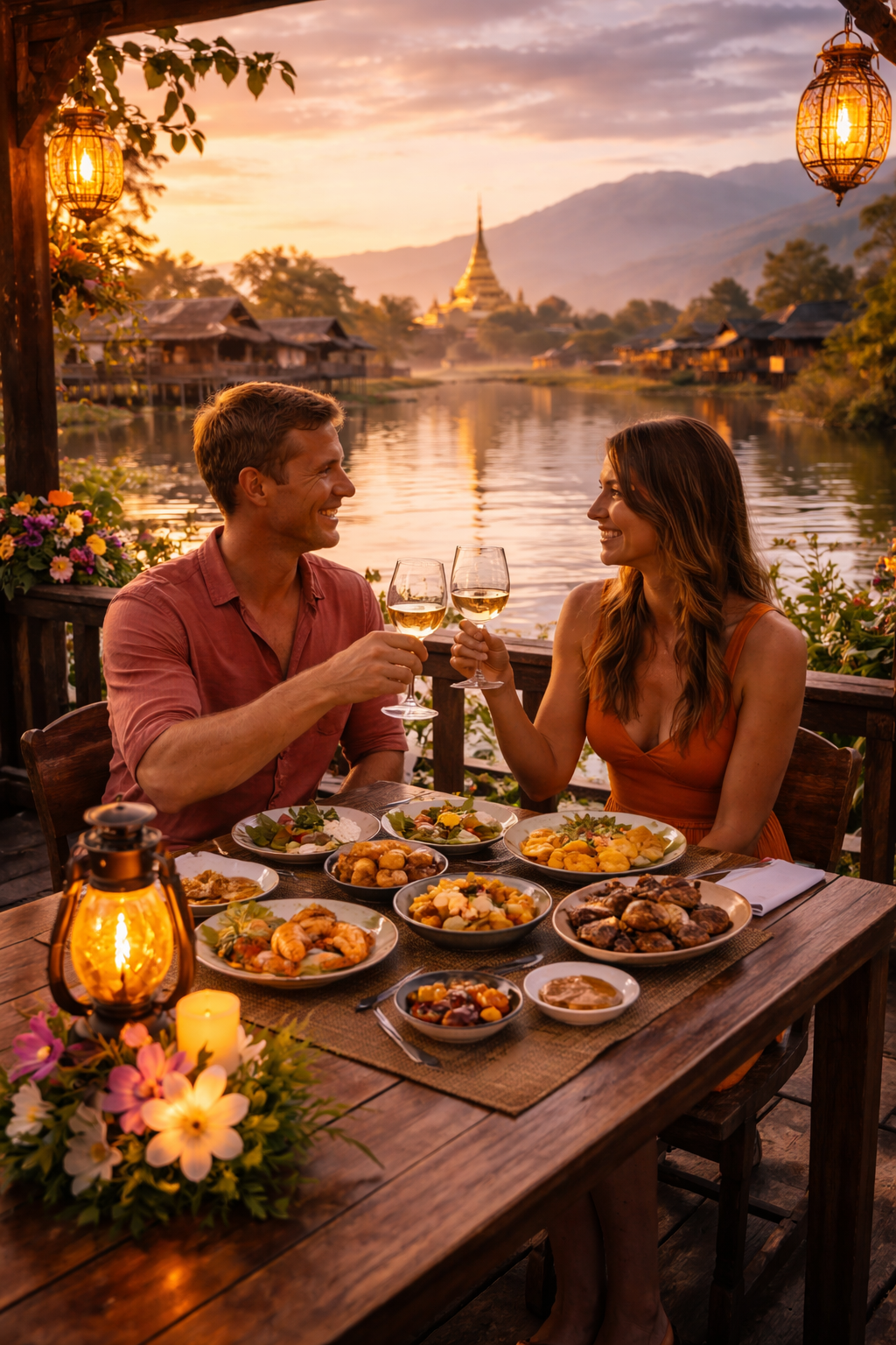 Dining in Myanmar