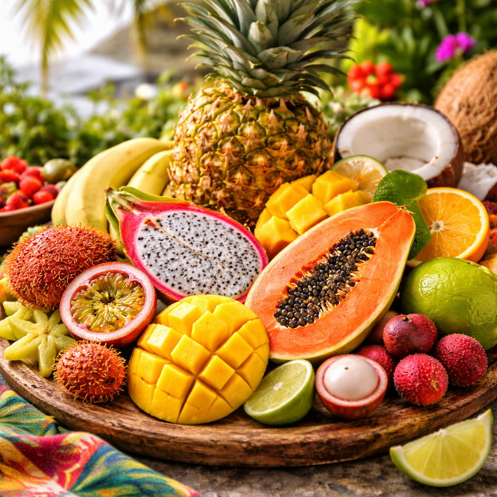 Tropical fruit in Maui