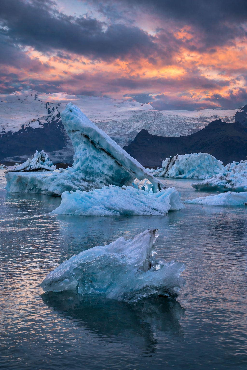 Glacier lagoon in Iceland