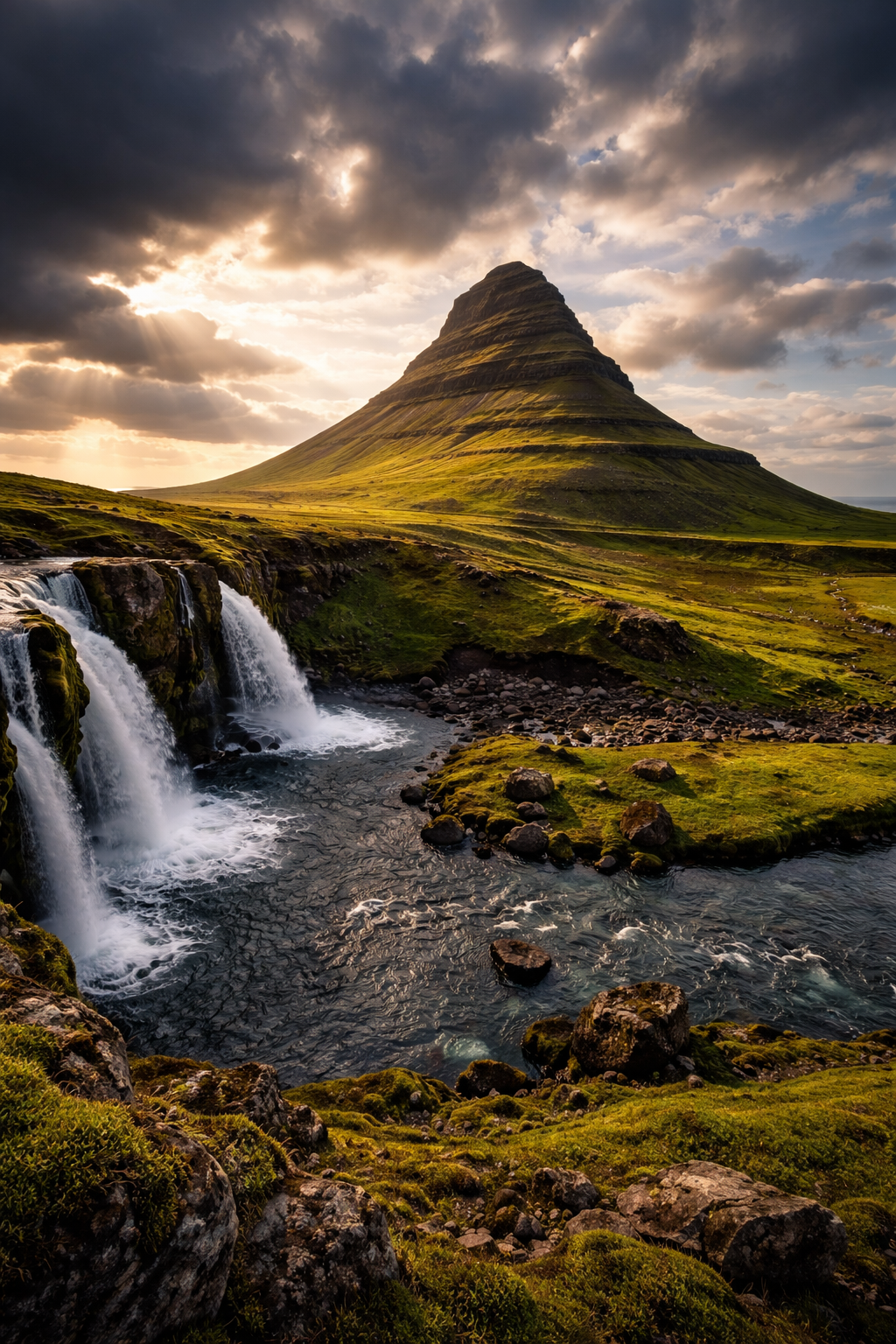 Dramatic Iceland landscape
