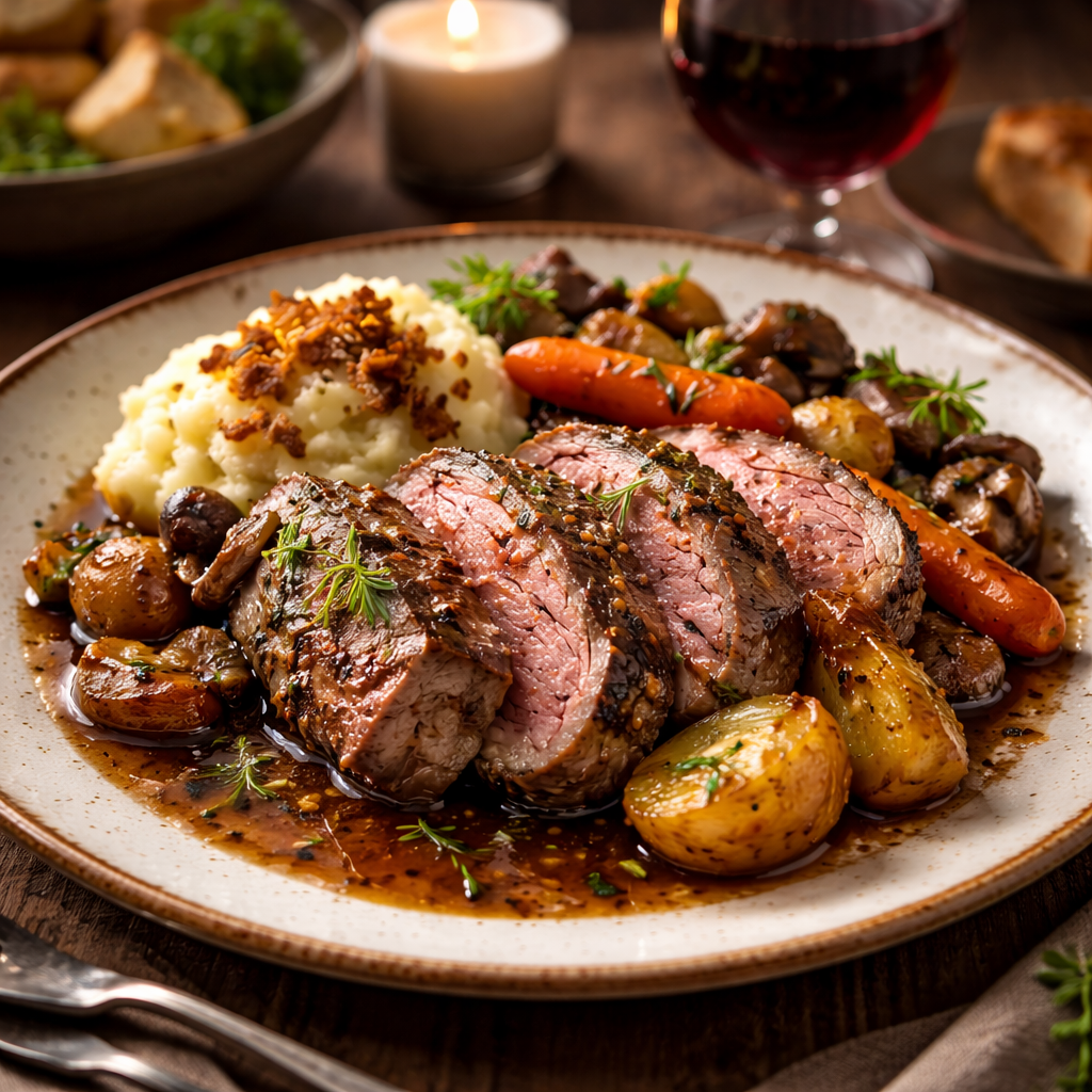 Icelandic lamb dish