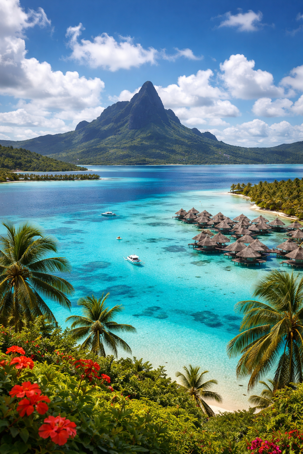 Bora Bora lagoon views