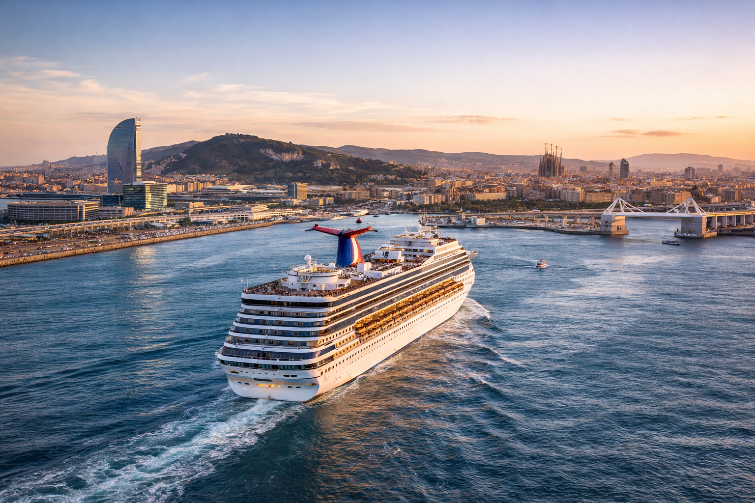 Cruise terminal in Barcelona
