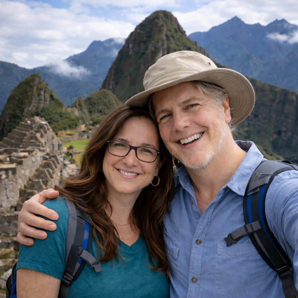 Brian and Bridget at Machu Picchu