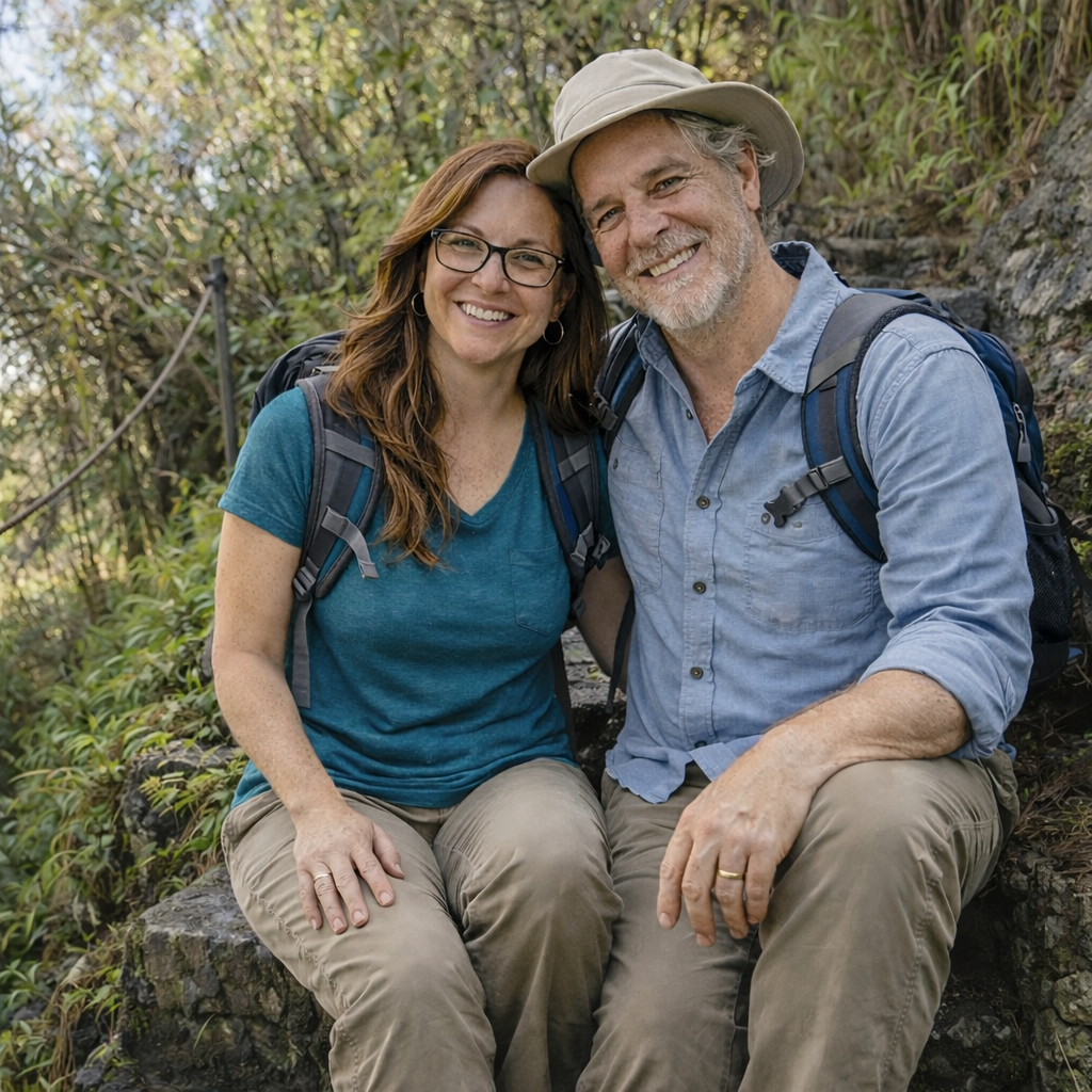 Relaxing at Machu Picchu