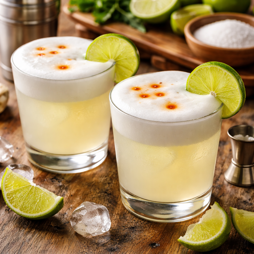 Pisco sour in Peru