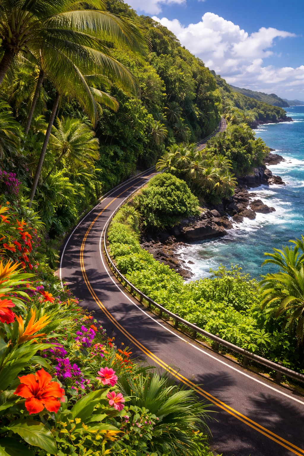 Road to Hana scenic drive in Maui