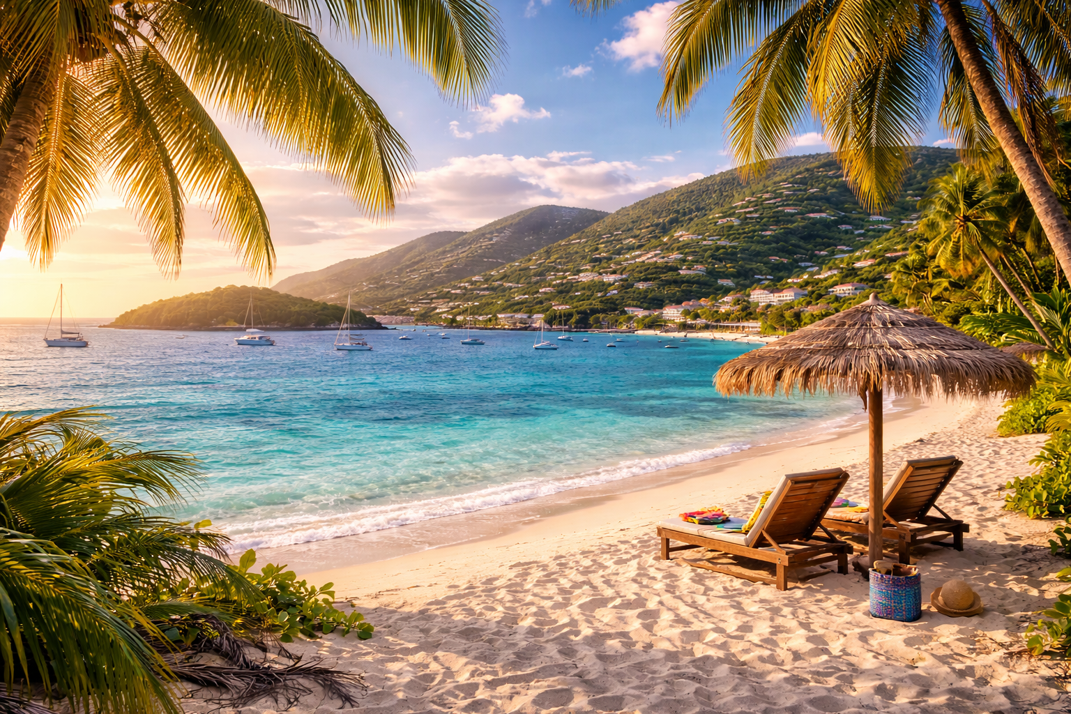 St. Thomas beach view