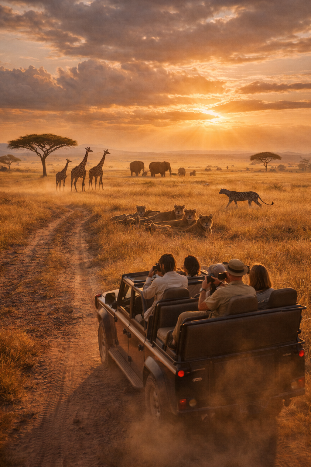 Game drive in Serengeti