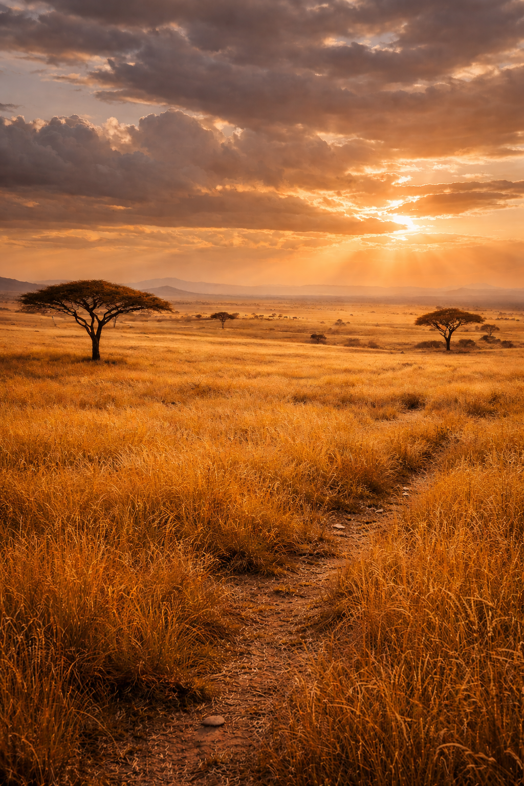 Open plains in Serengeti