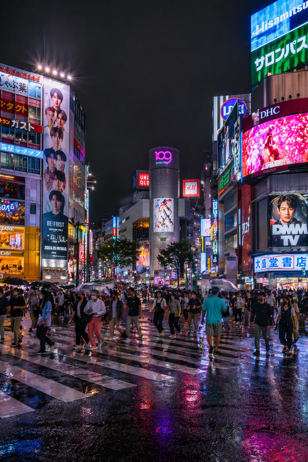 Shibuya and Tokyo neighborhoods
