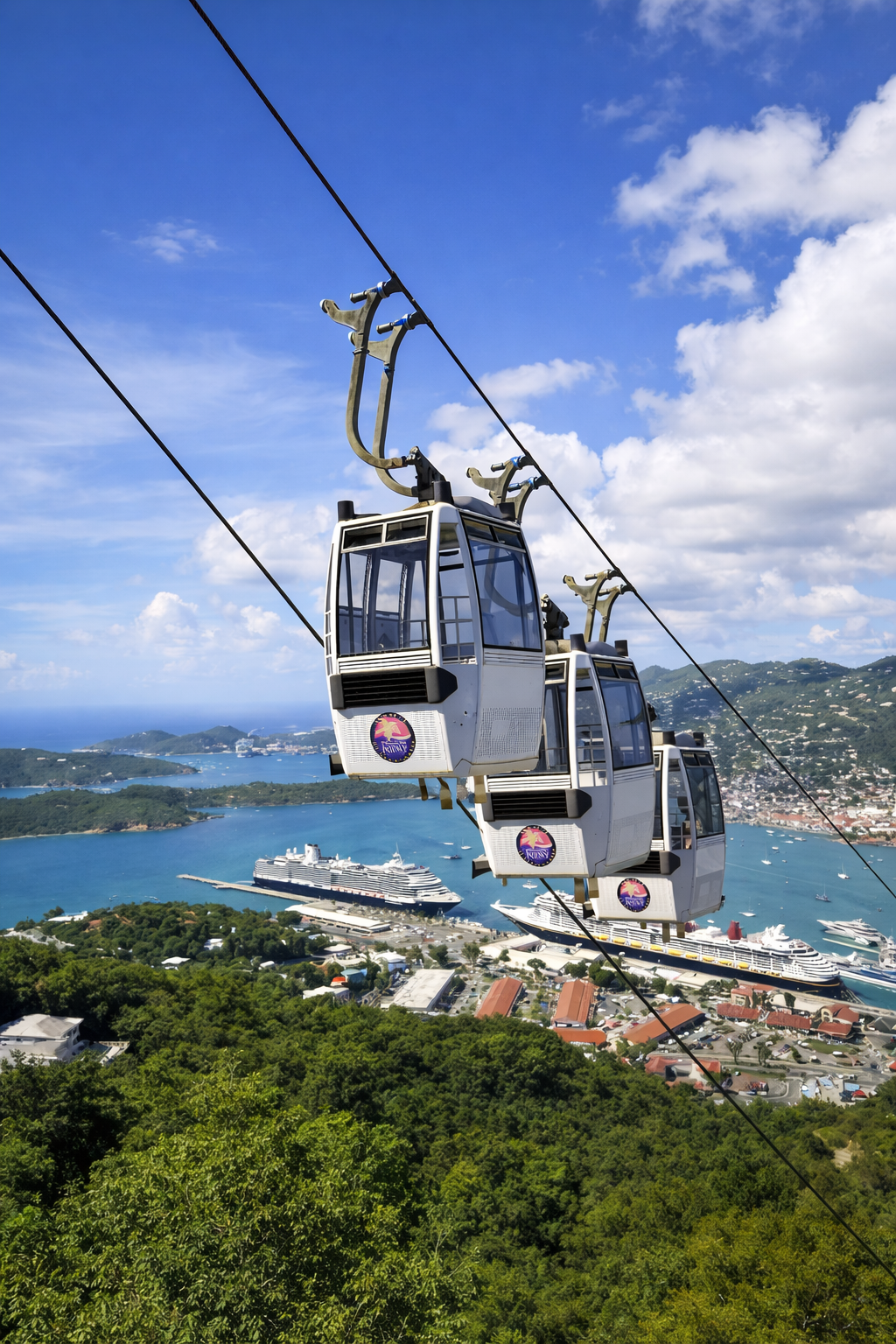 Skyride to Paradise Point in St. Thomas