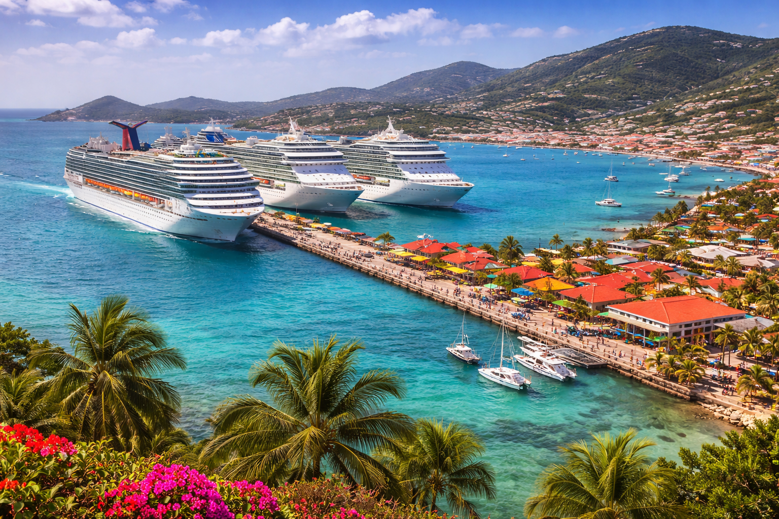 St. Thomas cruise port