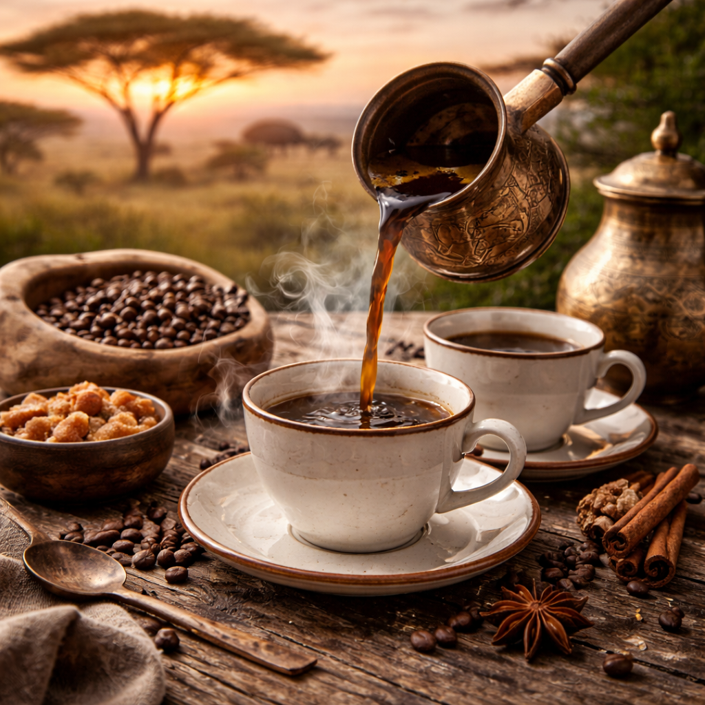 African coffee in Tanzania