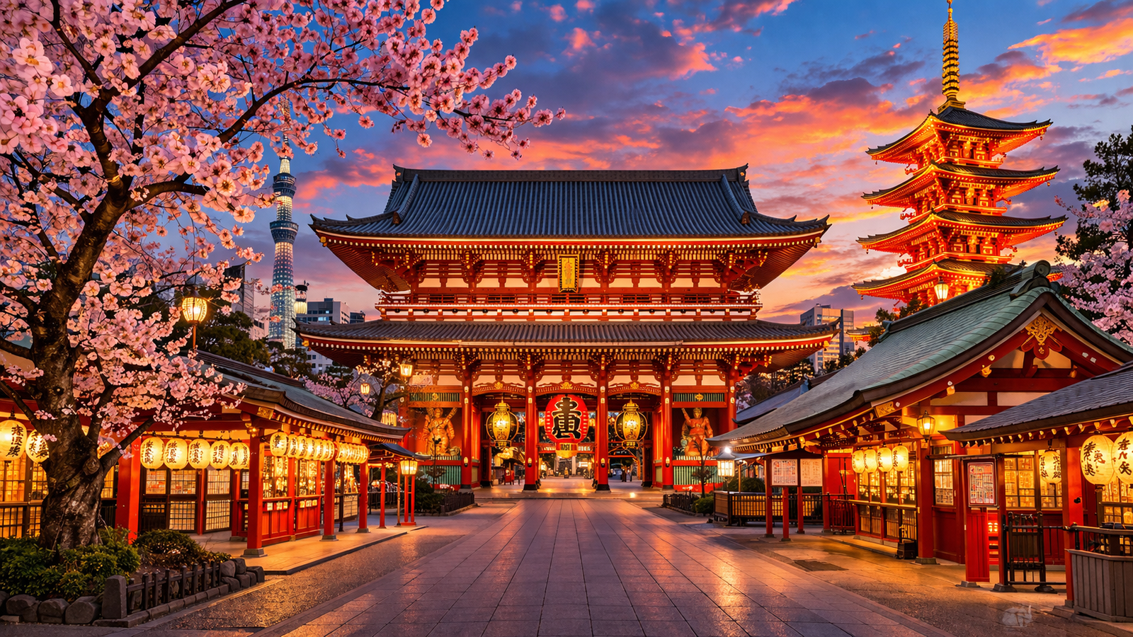 Traditional temple in Tokyo