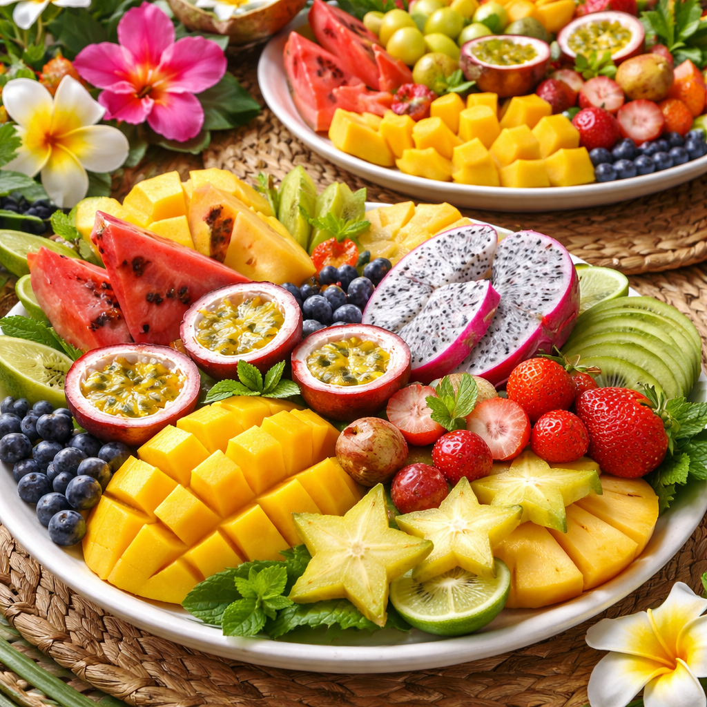 Tropical fruit in Bora Bora