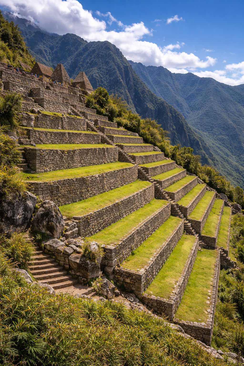 Agricultural terraces at Machu Picchu
