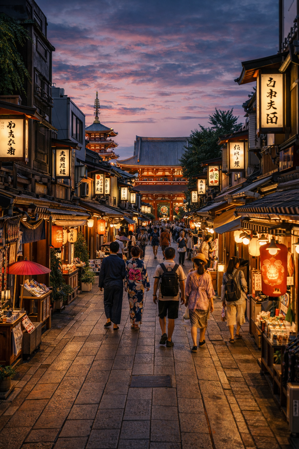 Asakusa and traditional Tokyo streets