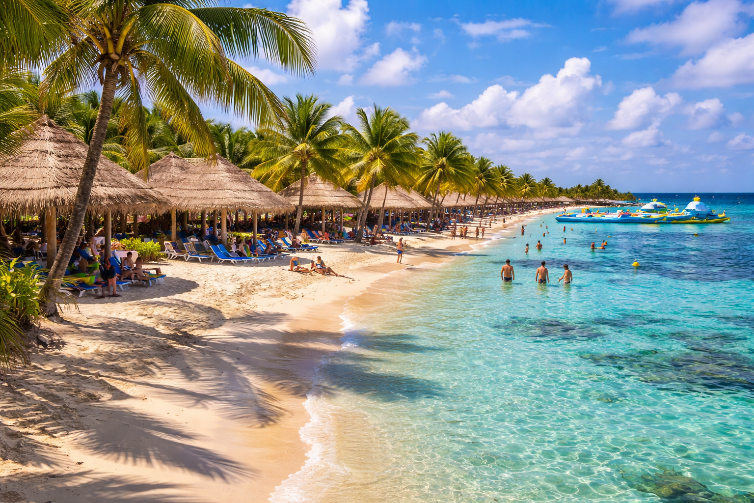 Beach in Cozumel