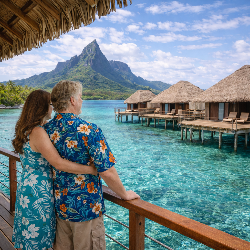 Overwater bungalow stay