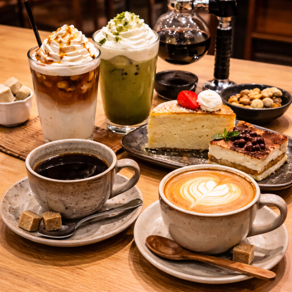 Japanese coffee in Tokyo