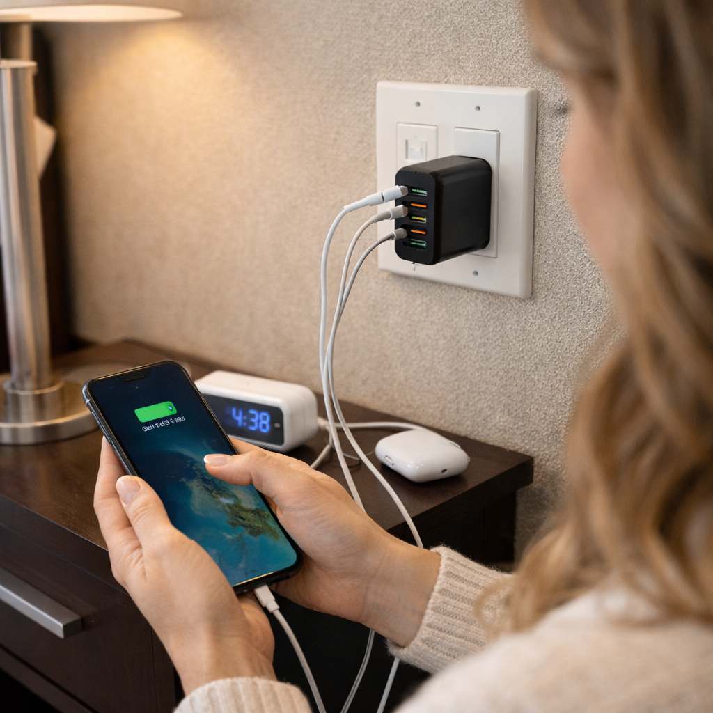 Multi port USB charger
