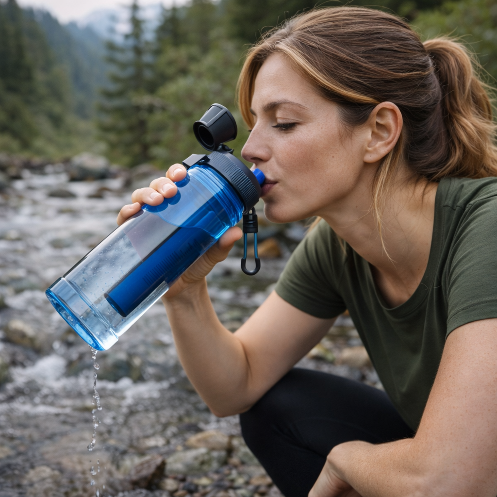 Portable Water Filter Bottle