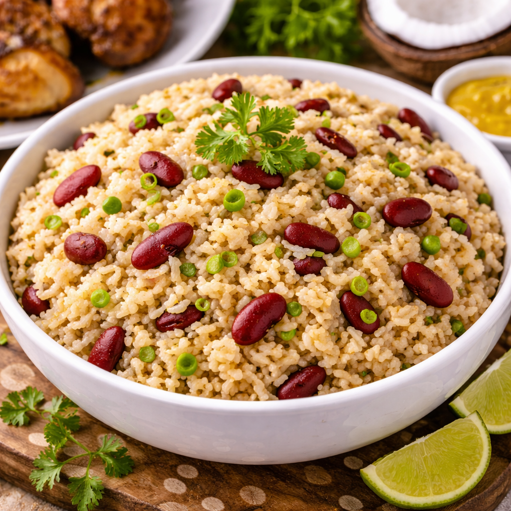 Rice and peas in St. Thomas