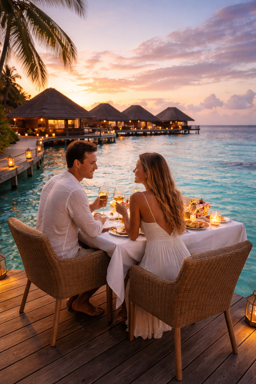 Romantic trip to the Maldives