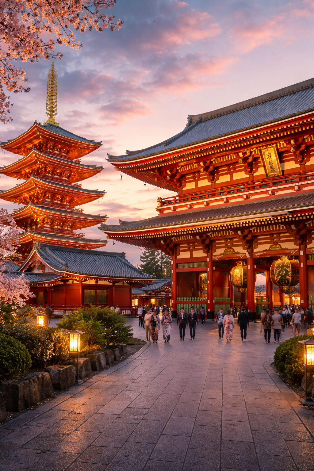Traditional temple in Tokyo