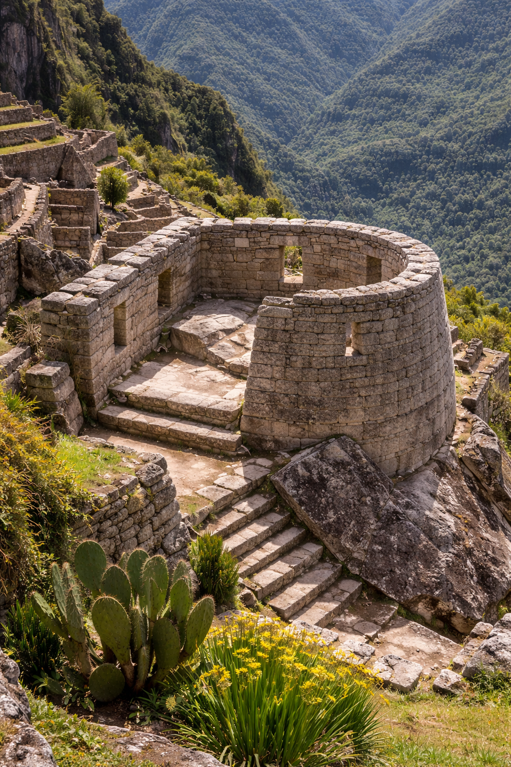 Temple of the Sun at Machu Picchu