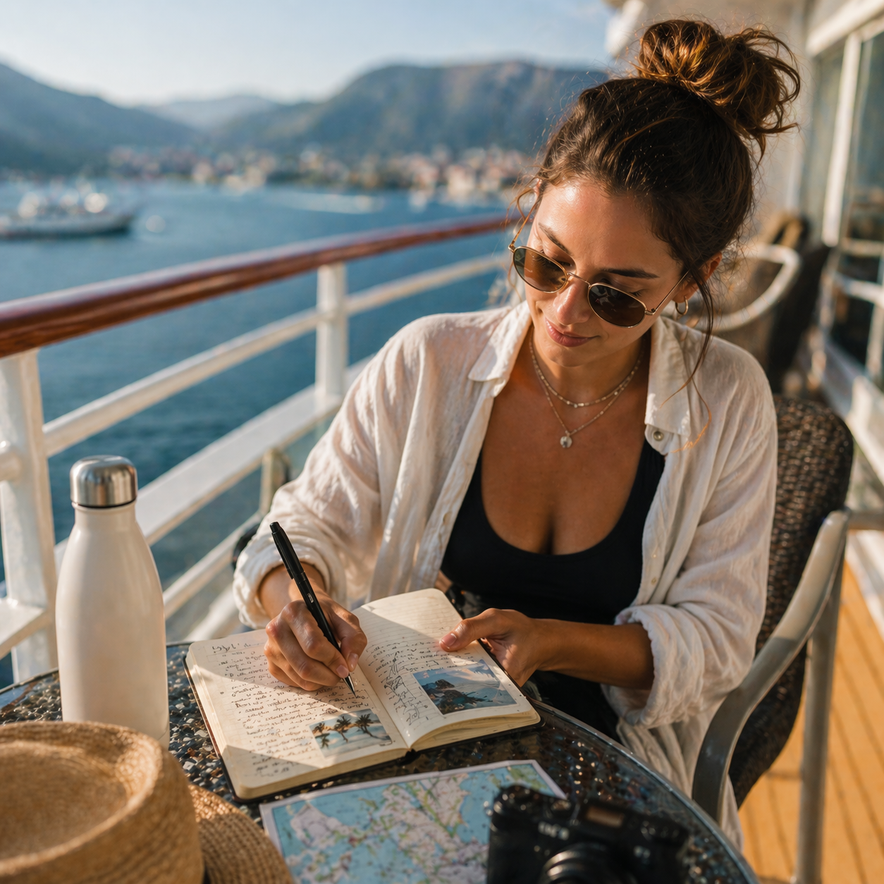 Travel journal for longer cruises