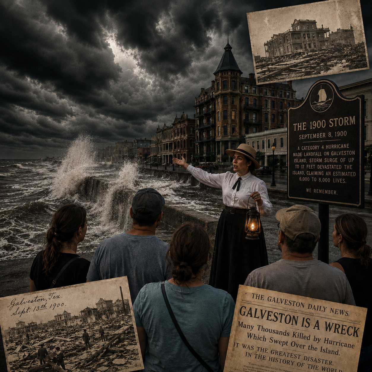Voices of the 1900 Storm tour Galveston