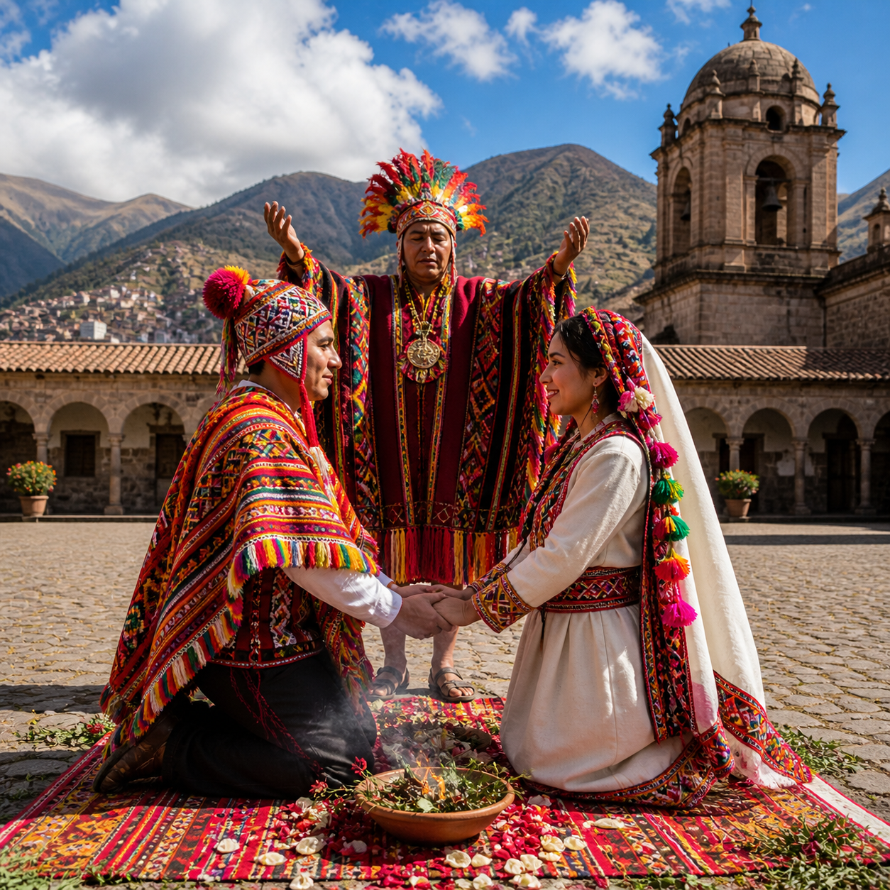 Andean marriage ceremony Cusco cultural experience