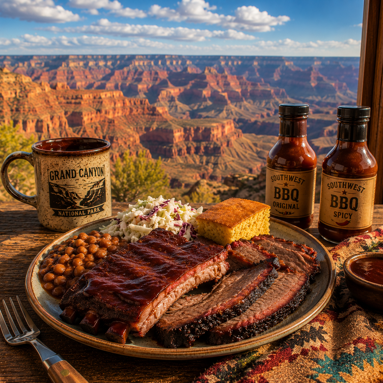 BBQ Plates near the Grand Canyon