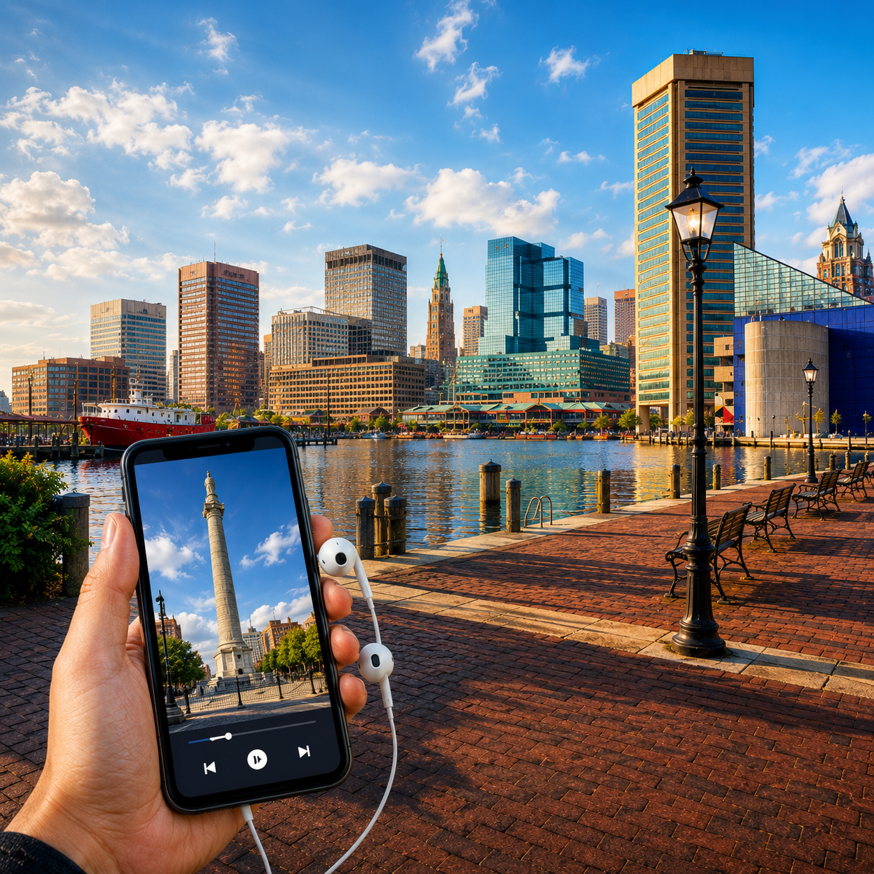 Baltimore walking and driving audio tour