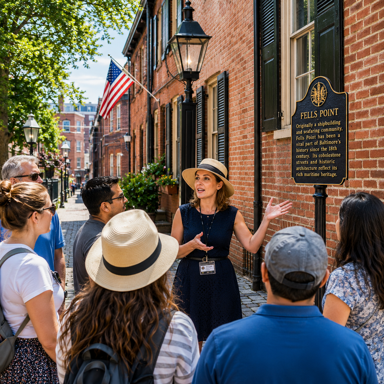 Baltimore custom historic walking tour