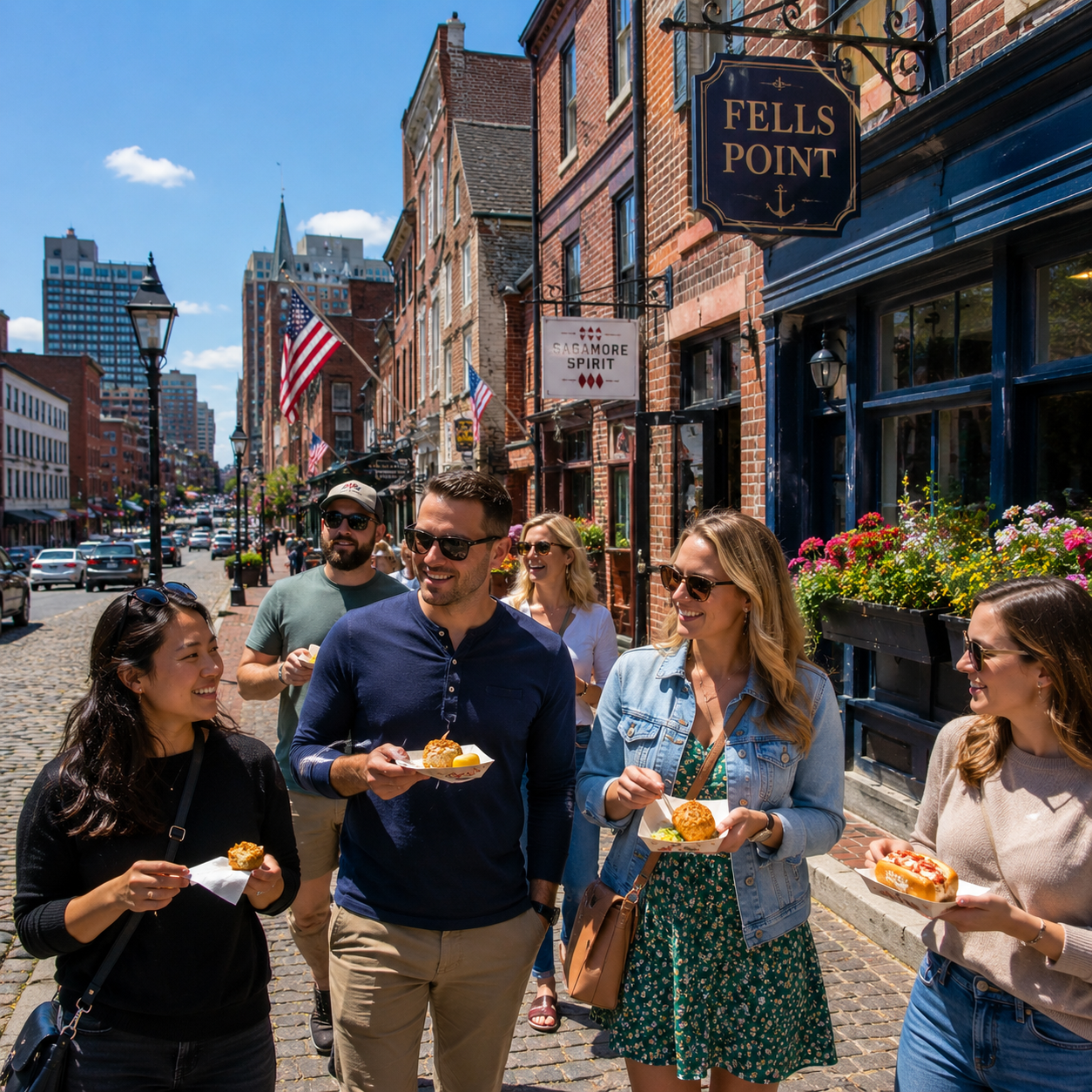 Baltimore walking foodie tour in Fells Point