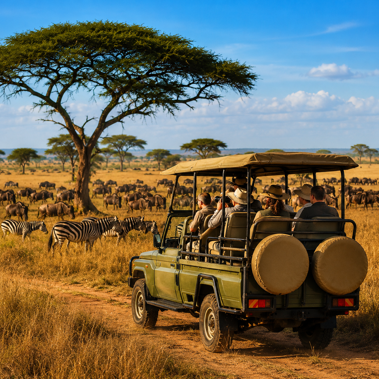 Serengeti group safari experience