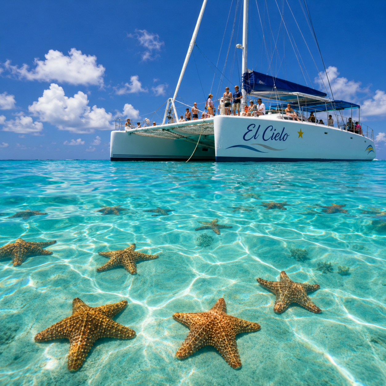 El Cielo snorkeling catamaran tour in Cozumel