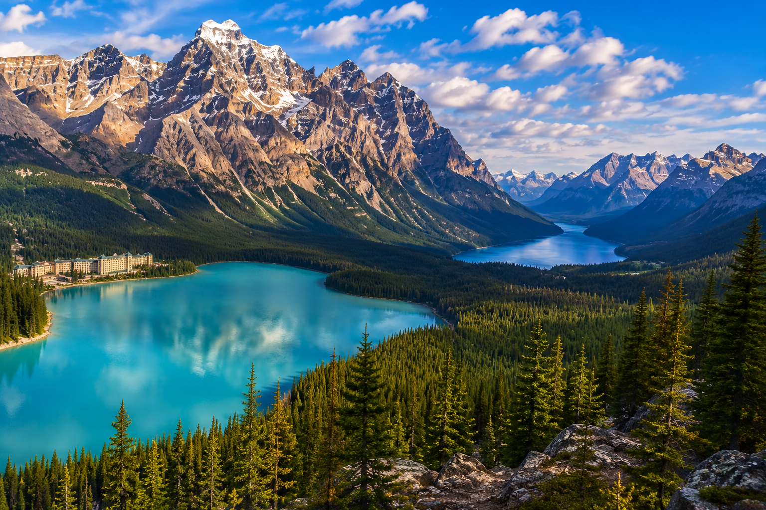 Lake Louise Moraine Lake and Banff tour