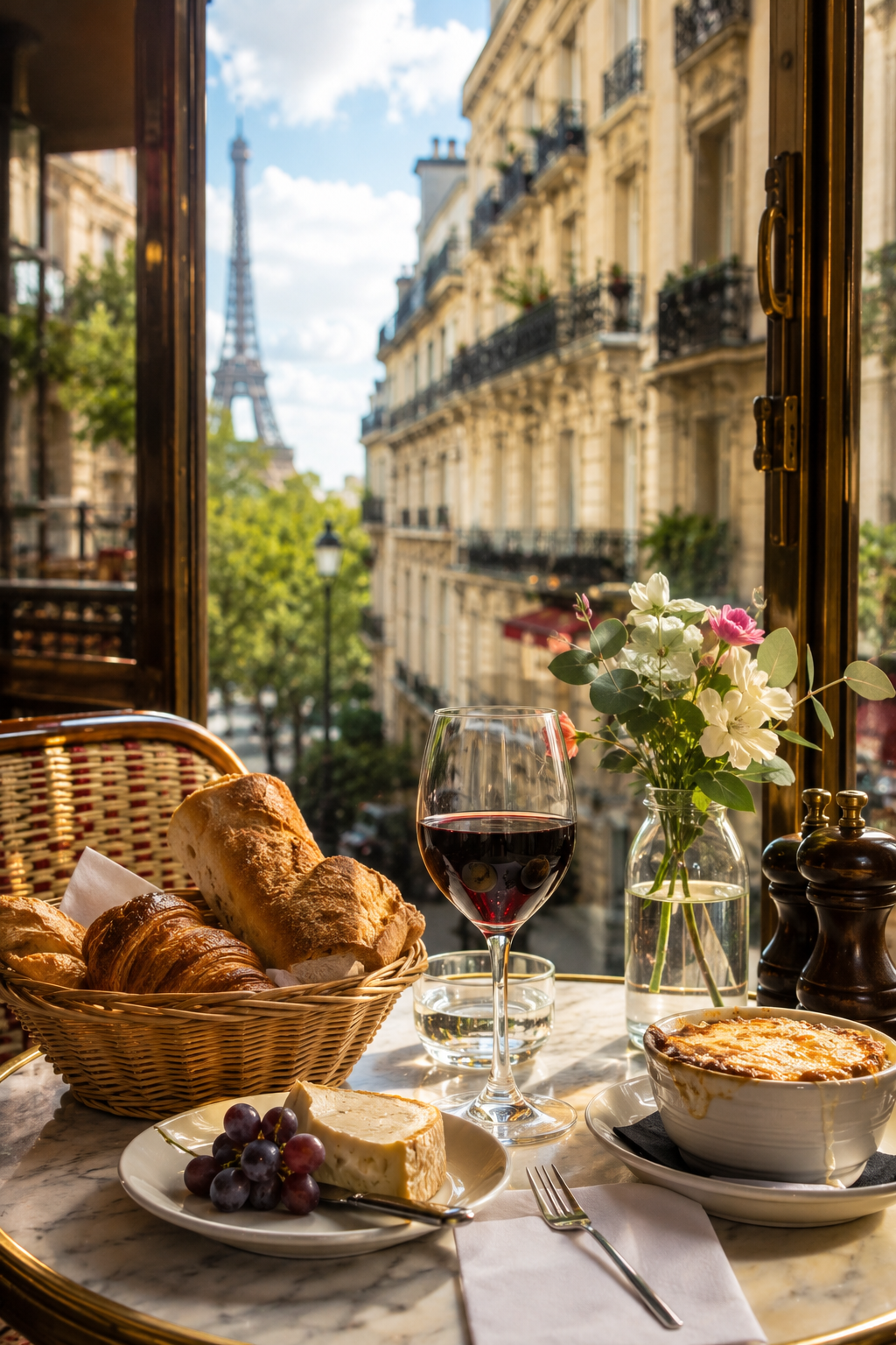 Paris pastries and bakery treats