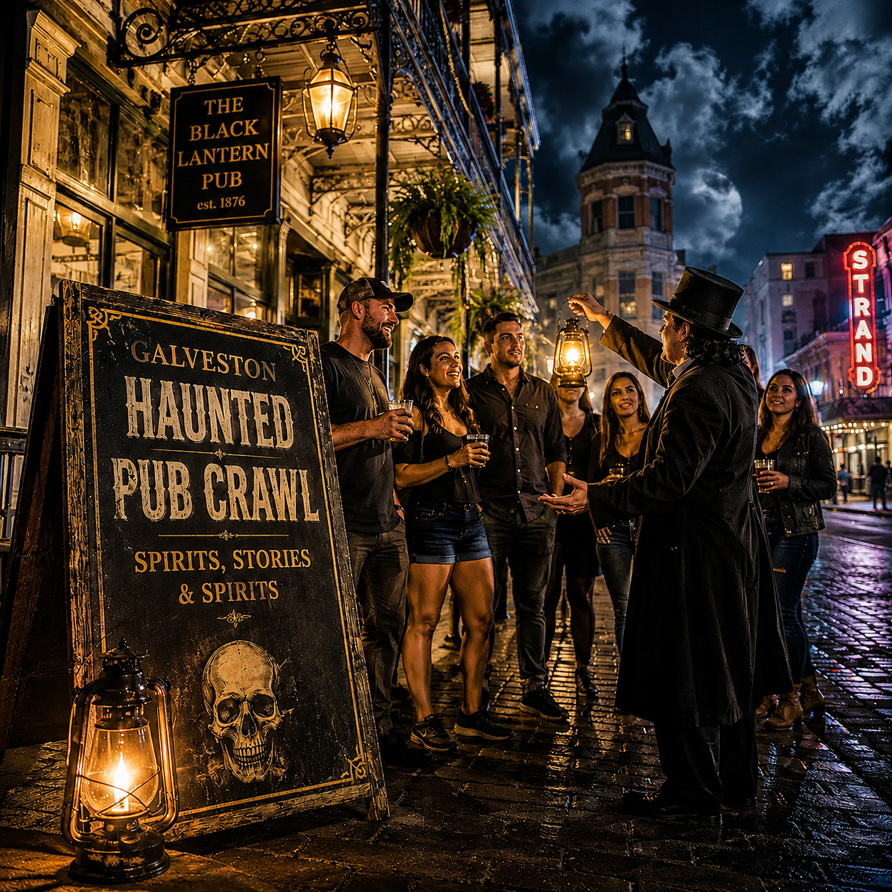 Galveston haunted pub crawl