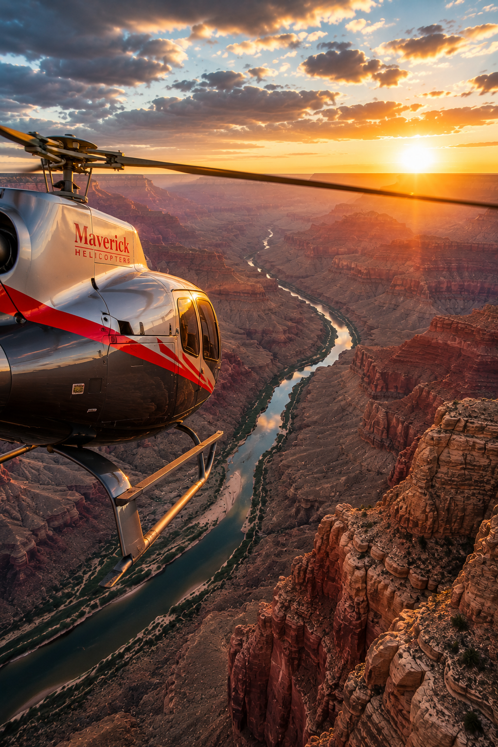 Grand Canyon helicopter view