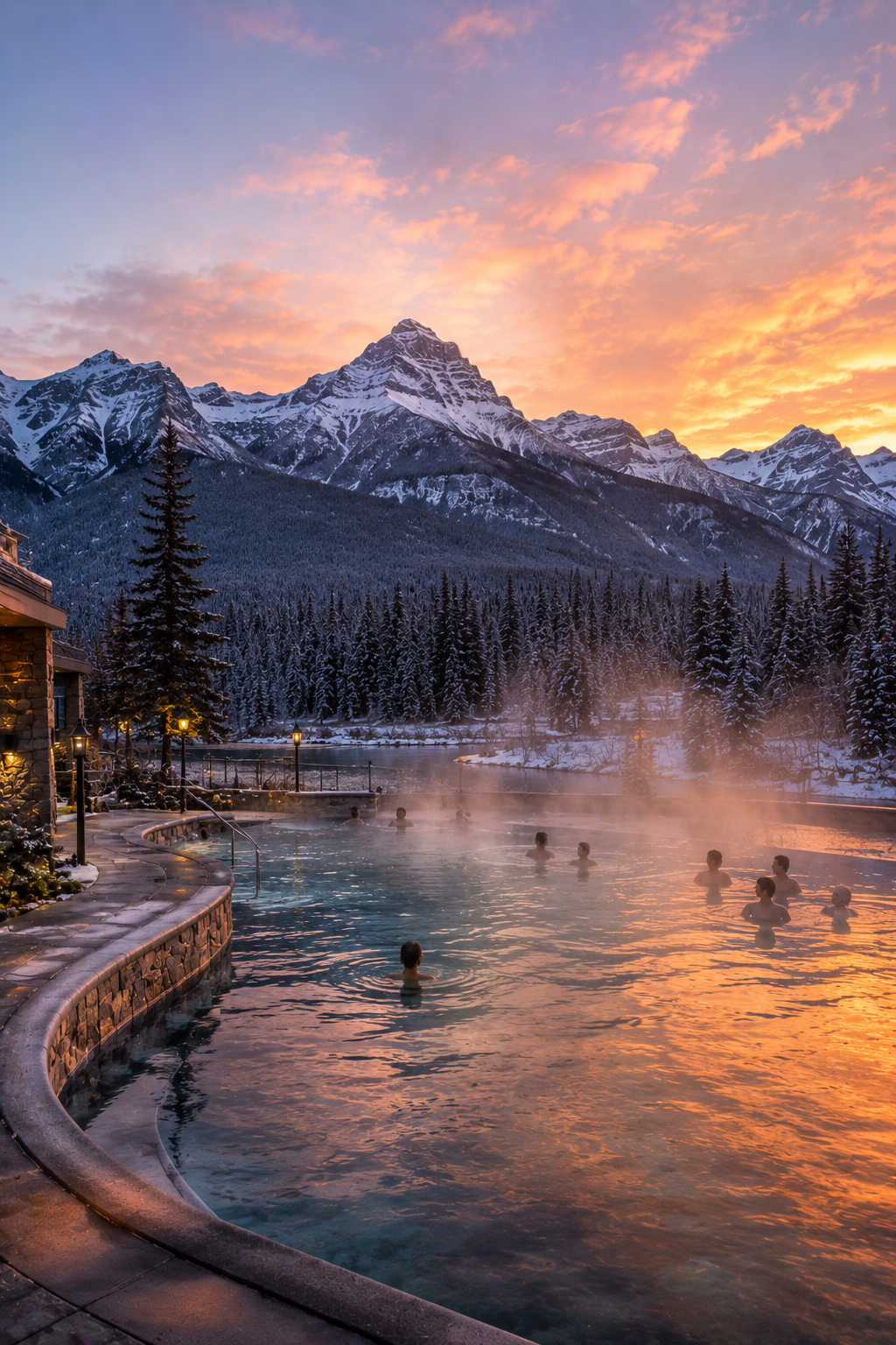 Banff hot springs trip