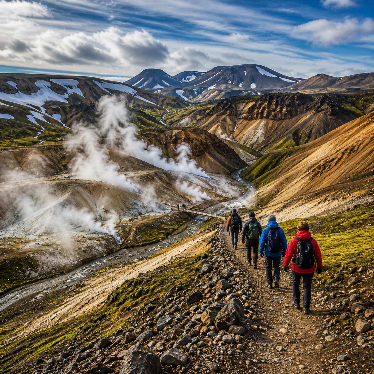 Iceland lava fields scenic tour