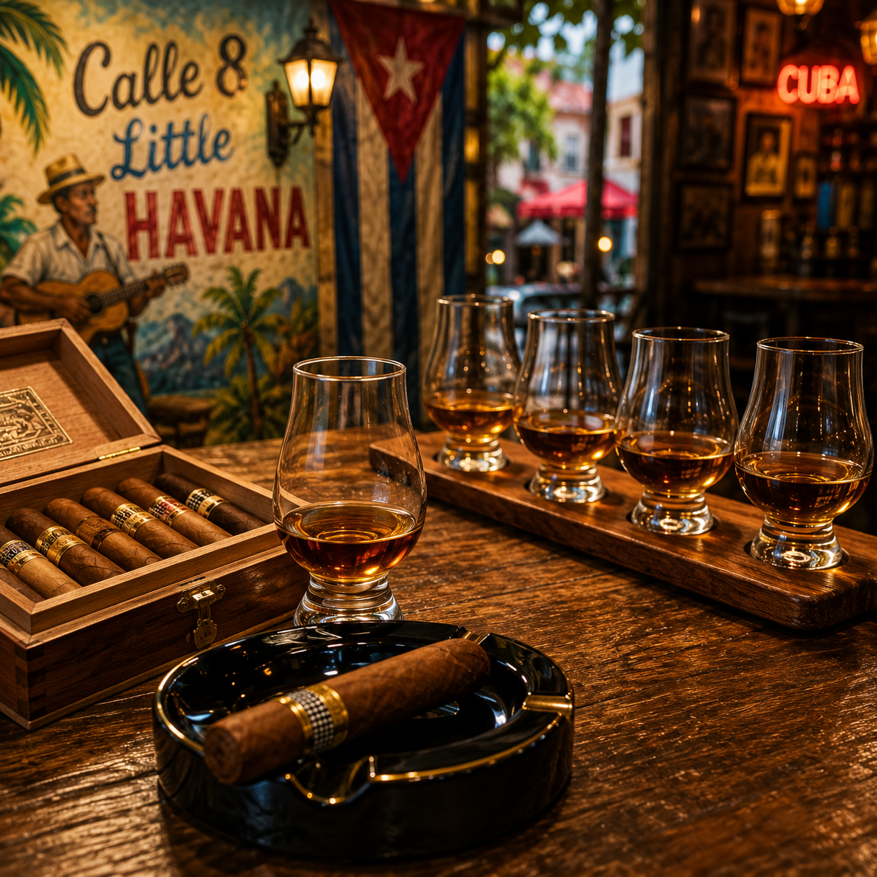 Little Havana cigar and rum tasting experience